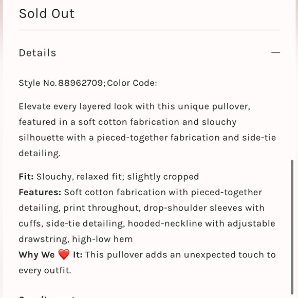 Free People Sweet Treat Pullover Size Large NWT - Picture 5 of 16